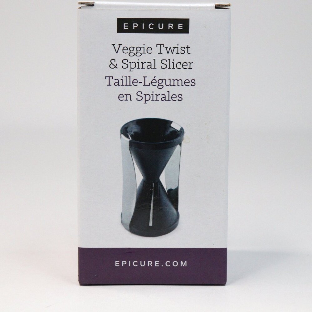BNIB Epicure Veggie Twist & Spiral Slicer Double Ended with 2 Blades